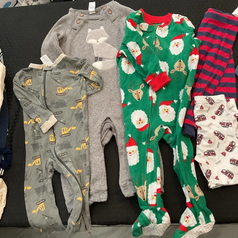 Mixed Brands 24pc Clothes Lot Boys 18 months Multicolor Paw Patrol Mario Outfits